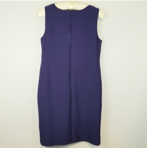 R&M Richards 14 Purple Sleeveless Midi Dress - Picture 5 of 7